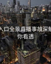 黑料网入口全景直播事故深解析，带你看透