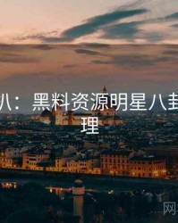 独家深扒：黑料资源明星八卦公众心理