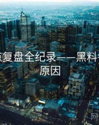 深度热点复盘全纪录——黑料每日背后原因