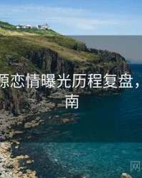 黑料资源恋情曝光历程复盘，必看指南